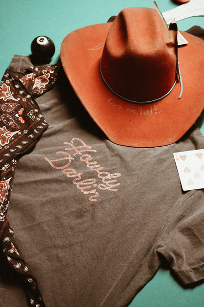 Howdy Darlin Cropped T