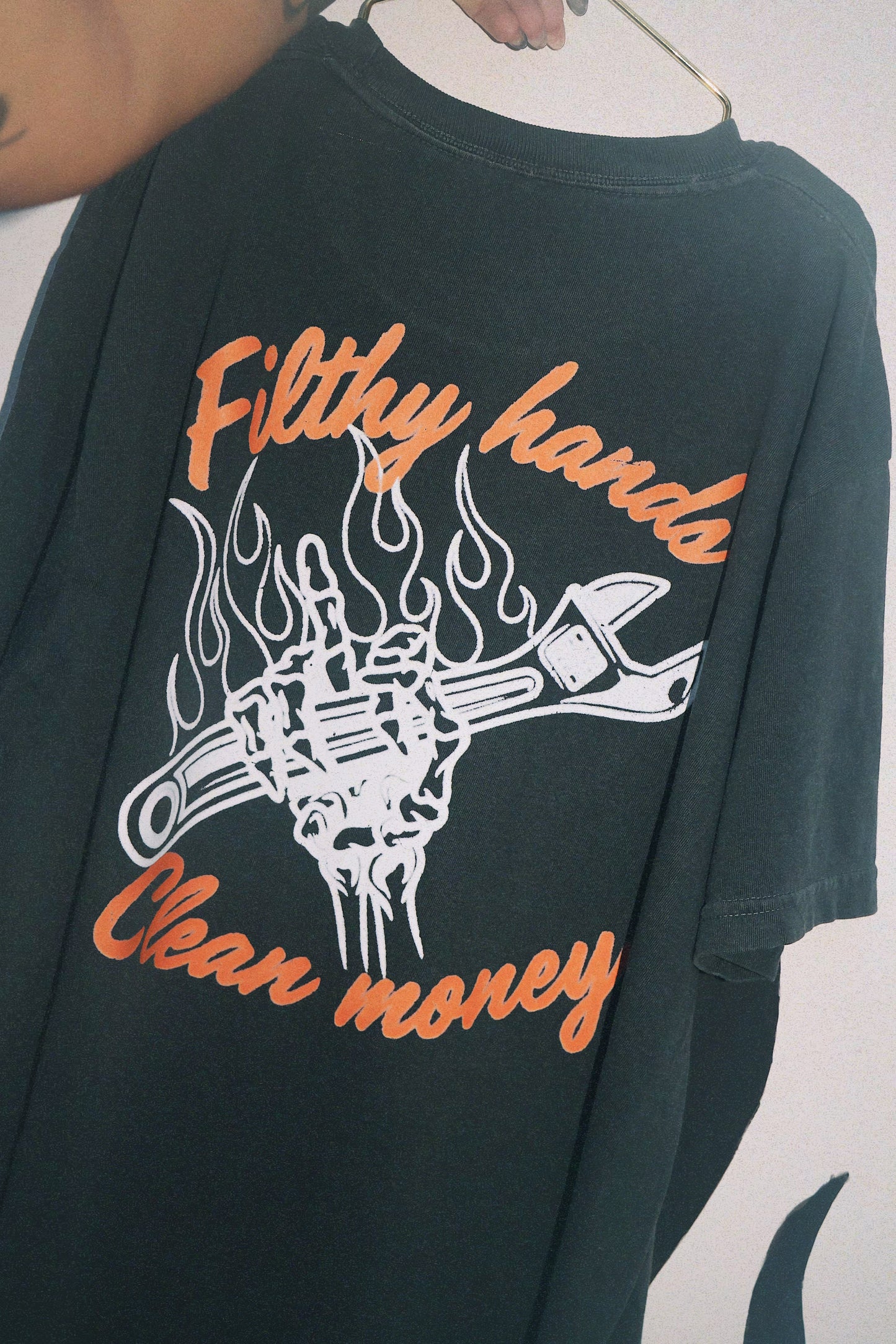 Filthy Hands Clean Money Heavy Weight T-Shirt